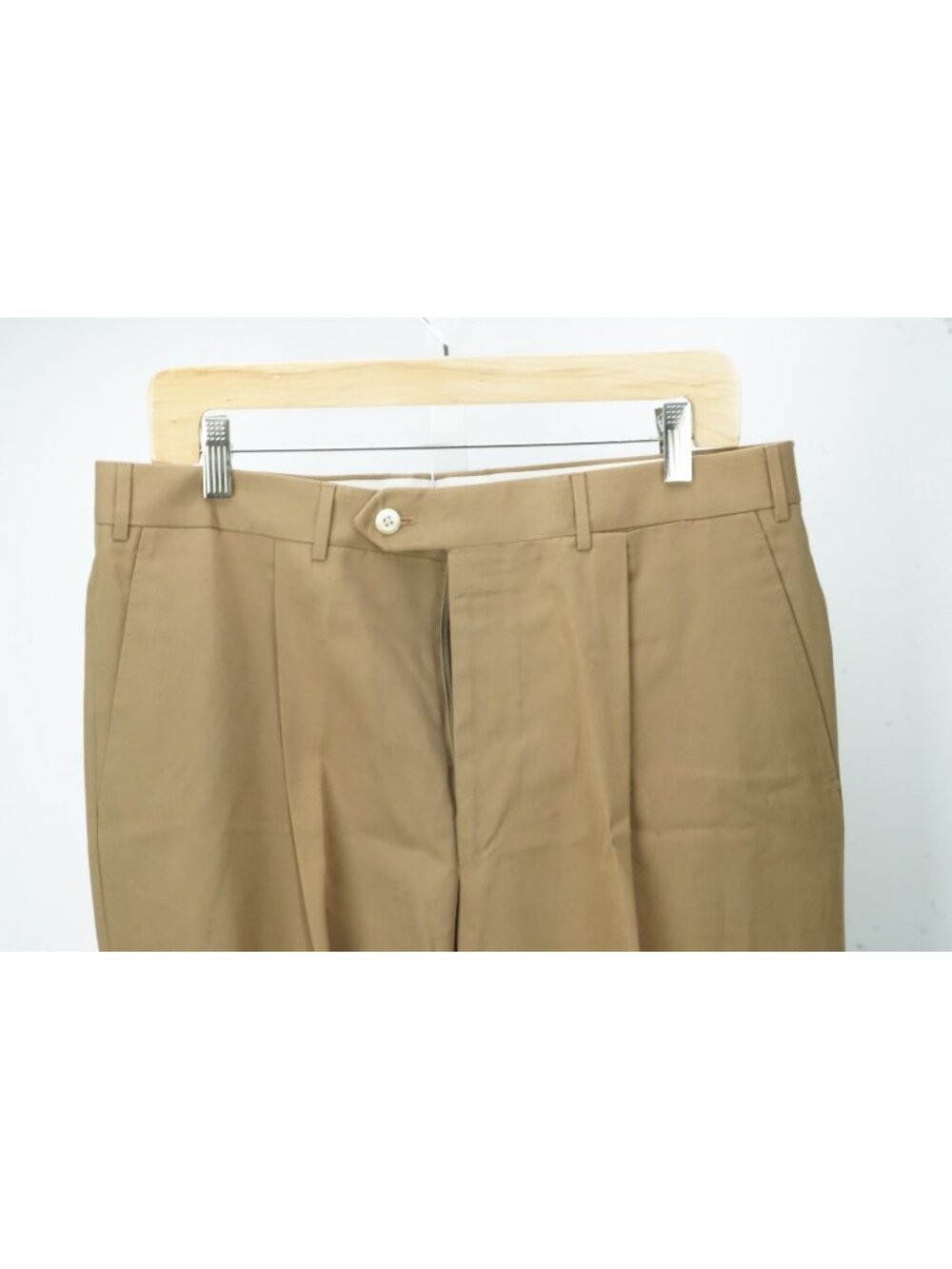 Corneliani Master Brown 100% Cotton Mens Dress Pants Sz 50 EU BRAND NEW